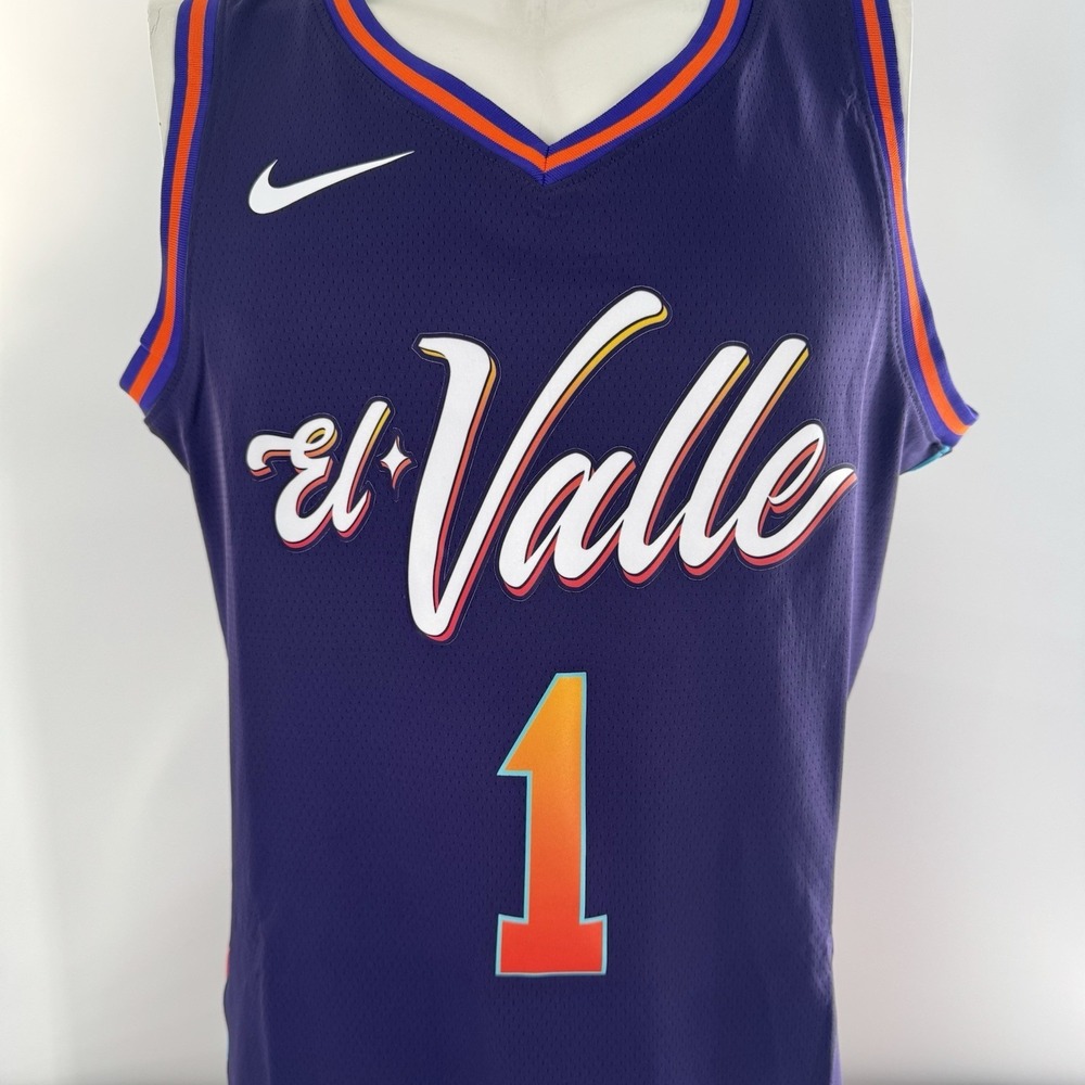 Nike Phoenix Suns Devin Booker City Edition 2023/24 "El Valle" Jersey Men's L - Picture 3 of 9
